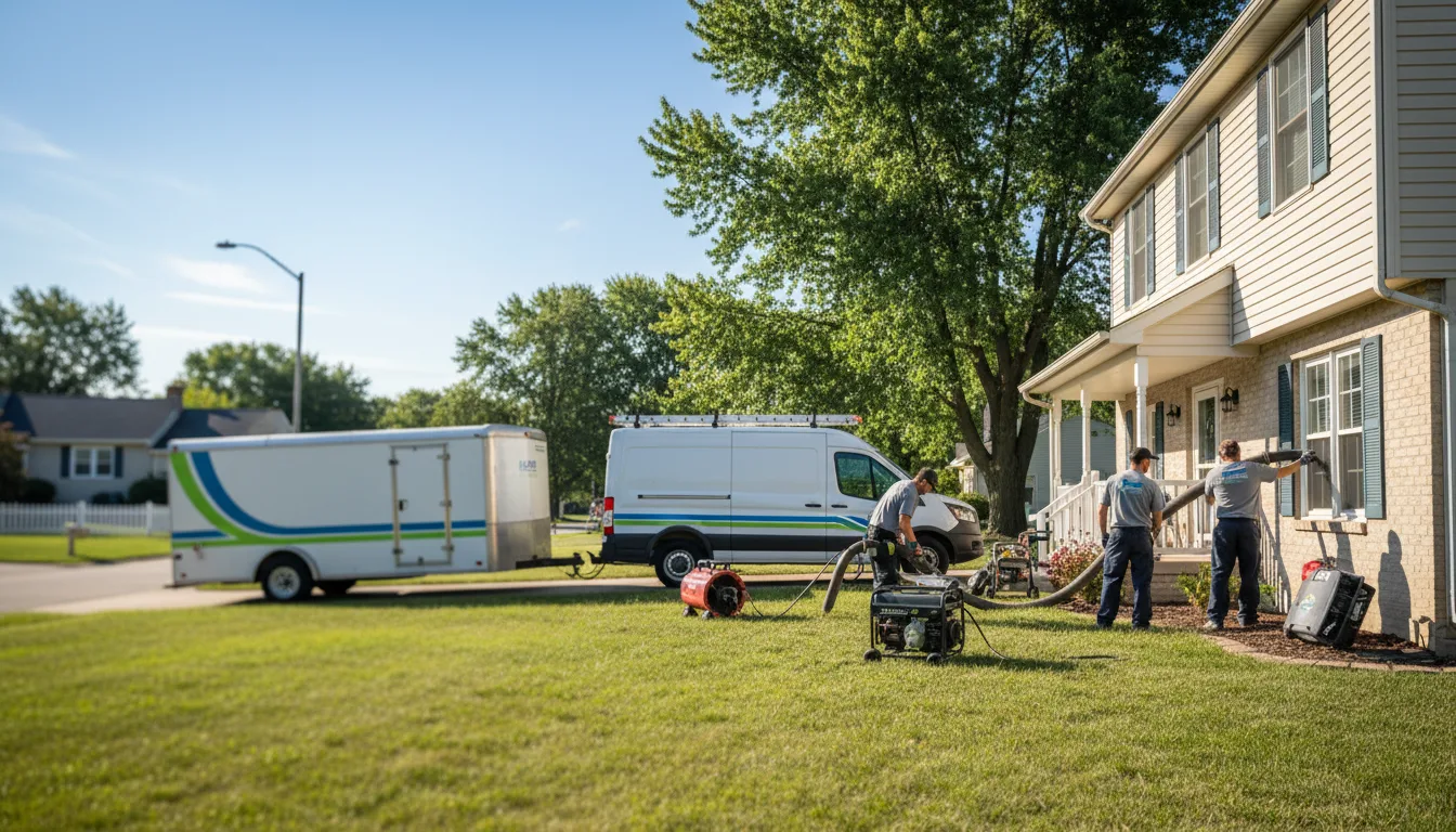 Flooded Basement Restoration And Cleanup With Repair in Ogdensburg, WI near me